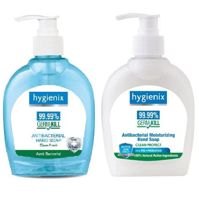 Hygienix Antibacterial Hand Soap Gel 250g ( Clean Protect / Clean Fresh ...