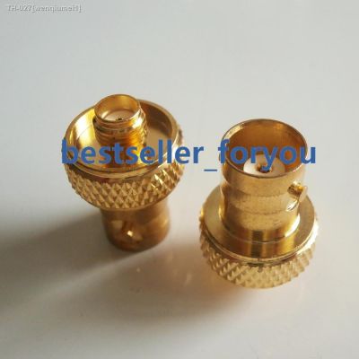 ✴✠ Golden Connector BNC Female Jack To SMA Female RF Connector Adapter BaoFeng UV-5R FD-880