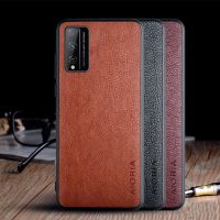 เคสฟิลิปเดอร์ช็อปสำหรับ Honor Play 4T Pro Funda ปกโทรศัพท์พีซี TPU ปกหนังวินเทจสุดหรูสำหรับ Huawei Honor Play 4T Pro Coque