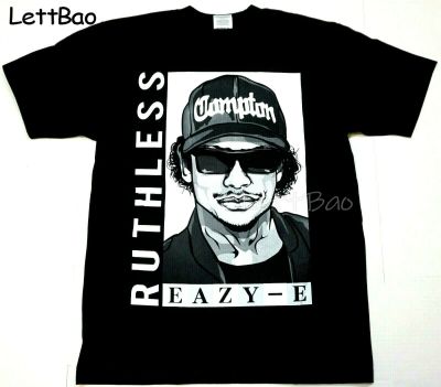 Eazye Tshirt Rap Hop Tee Mens Tee Shirt Men Gothic Shirt Black Mens Clothes 100% Cotton Gildan