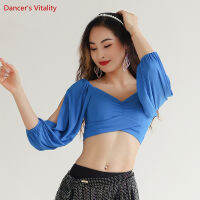 Belly Dance เครื่องแต่งกาย Top Practice เสื้อผ้าทุกวันฝึกเต้นรำ Slim เสื้อสำหรับหญิง Bellydancing Exotic Dancewear...