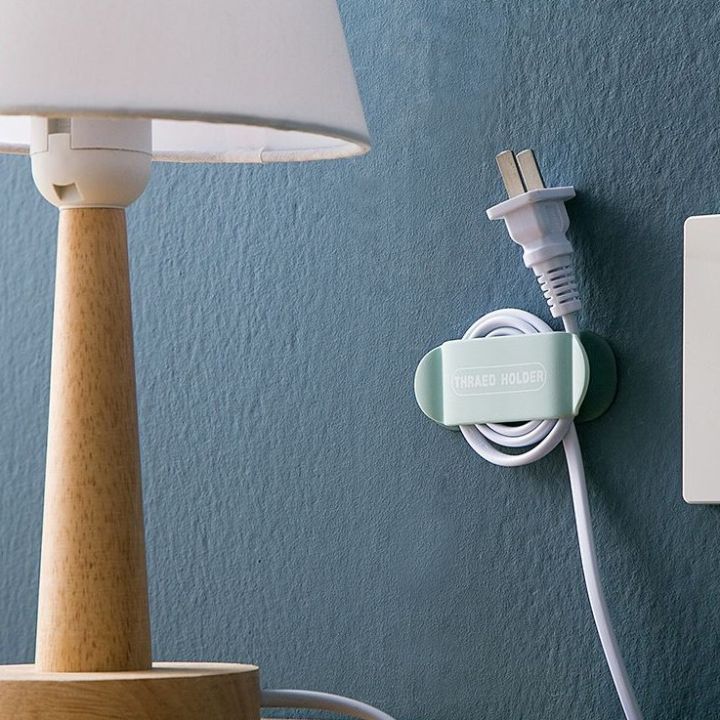 โปรพิเศษ-ibuydecor-ที่แขวนสายไฟติดผนัง-ที่เก็บสายไฟ-ที่แขวนสายไฟ-ที่แขวนปลั๊กไฟ-plug-holder-plug-holder-wall-plug-socket-holder-ราคาถูก-ที่รัดสายไฟ-สายคอม-สายชาร์ท-ที่รัดสาย-สายไฟ-ที่รัดสายไฟคอม-ที่รั