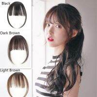 【COD】ผู้หญิงคลิป Bangs Hair Extension Fringe Hairpieces คลิปผมสังเคราะห์เท็จ