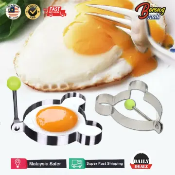 Generic 1Pc Egg Ring Stainless Steel Fried Egg Mold Non-stick Round Egg  Pancake Rings Omelet @ Best Price Online