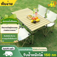 MULLER โต๊ะแคมป์ปิ้ง โต๊ะพับได้ โต๊ะพับแคมป์ปิ้ง Folding table แบบพกพา เหล็ก กลางแจ้ง ในร่ม แคมป์ปิ้งปิกนิก พกพาสะดวก โต๊ะพับ โต๊ะปิกนิก