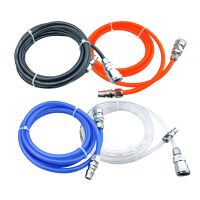 PU8X5 SP20 PP20 High Pressure Flexible Air Hose For Compressor Straight Tube Pipe Belt Red Blue Black White Pneumatic Hoses Pipe Fittings Accessories