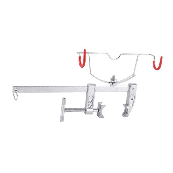 tongina Metal Clamp On Fishing Rod Holder Bracket Rack Device for Canoe