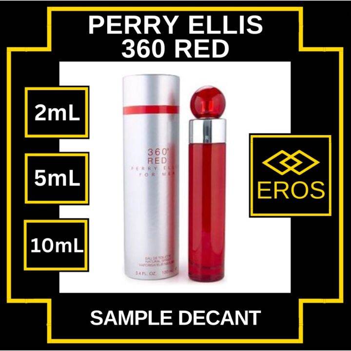 Perry Ellis 360 Red DECANT 2mL/5mL decant sample perfume mini takal ...