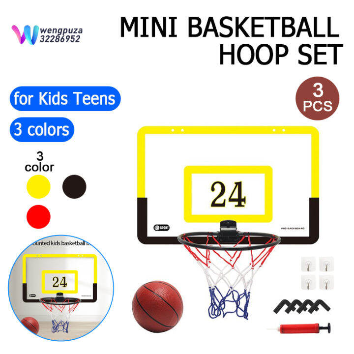 Indoor Mini Basketball Hoop Set for Kids Adjustable Mini Basketball