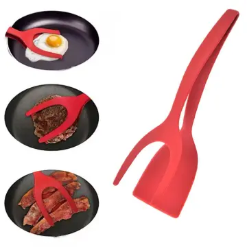 2-in-1 Omelette Spatula Kitchen Silicone Spatula for Toast Pancake Egg  Kitchen