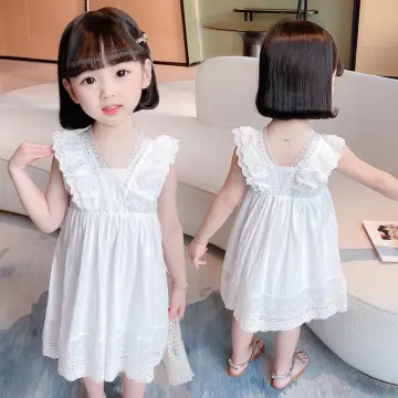 White dress for hot sale 2 year old