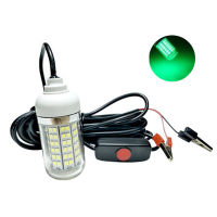 หลอดไฟ LED 12-24V สำหรับไฟสำหรับตกปลาตอนกลางคืนใต้น้ำน้ำจืดน้ำเค็ม