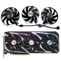 RTX3060 ASUS ใหม่ของแท้การ์ดจอร็อคสตริกซ์แรปเตอร์พัดลมทำความเย็น CF9010U12D Gratis Ongkir การรับประกันเป็นเวลาหนึ่งปี