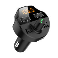 Car Bluetooth FM Transmitter MP3 Music U Disk Player Multifunction Handsfree Audio Receiver Dual USB Charger Car Kit Accessories