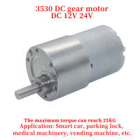 JGB37-3530 DC 12v 24v มอเตอร์ลดเกียร์มอเตอร์ควบคุมความเร็วขนาดเล็กความเร็วต่ำความเร็วต่ำแรงบิดขนาดใหญ่ 7-960RPM-dliqnzmdjasfg