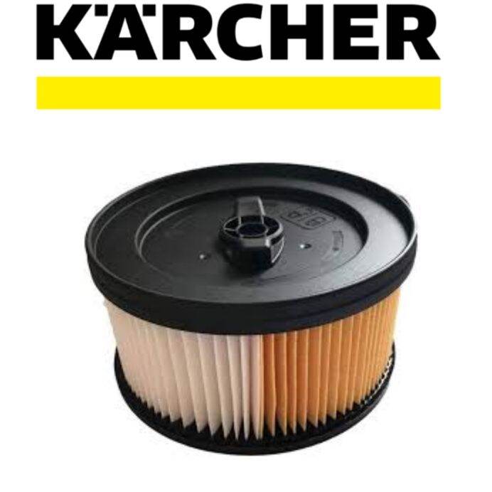 Filtre Cartouche compatible avec Kärcher Aspirateur WD 4.200 / WD 4.250 / WD 5.300 & WD 5.300 alternative à l'original 6.414-960.0/64149600 de Microsafe