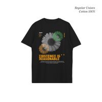 [S-5XL]Sunflower Existence เสื้อยืด T-shirt Unisex Cotton100%