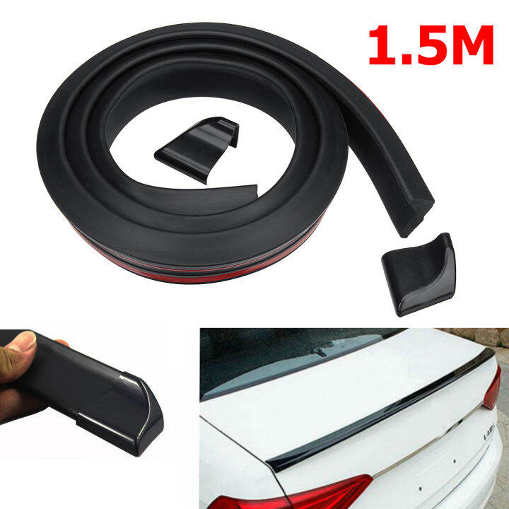 1.5M Auto Tail Wing Lips Protector Car Rear Roof Splitter Trunk Lip ...