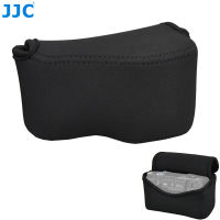 JJC Mirrorless Camera Case Soft Pouch Neoprene Bag for Canon PowerShot SX410ISSX400IS A6300 A6000 A5100 A5000 Fujifilm X30