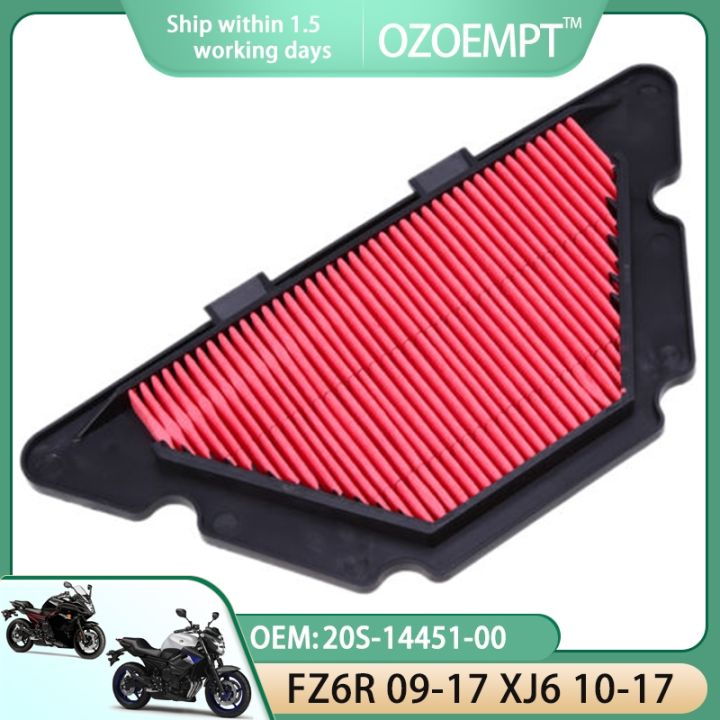 ozoempt-ตัวกรองอากาศรถจักรยานยนต์ใช้กับ-fz6r-09-17-xj6-09-16-oem-20s-14451-00