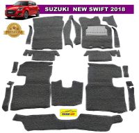 พรมดักฝุ่นไวนิลSUZUKI SWIFT 2018 สีเทา เต็มคัน เข้ารูป100%