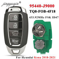 Jingyuqin 95440-J9000รีโมทคอนลสมาร์ทกุญแจรถสำหรับ Hyundai Kona 2019 2020 ID47 433.92MHz Promixity Keyless Card TQ8-FOB-4F18