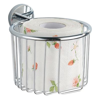 Creative Wooden Aluminum Tissue Holder Wall Mounted Bathroom Toilet Paper Rack Hollow Storage Basket Home Supplies