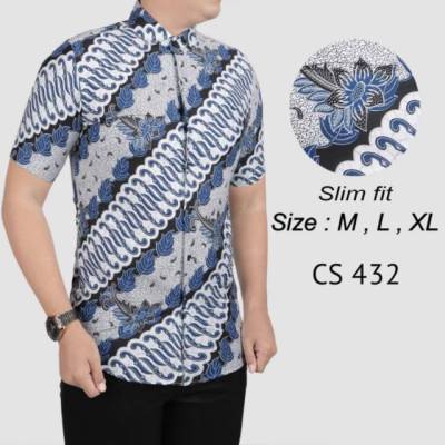 Batik Shirt Men SLIM FIT