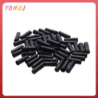 YONGJ 50/100pcs คุณภาพสูง อุปกรณ์เสริมสำหรับจักรยาน MTB พลาสติก Caps Tips Crimps เกียร์เบรคจักรยาน ฝาครอบสายเคเบิลด้านนอก หัวเกียร์/ผ้าเบรค