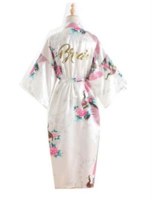 {Xiaoli clothing} ผ้าไหมเพื่อนเจ้าสาวเจ้าสาว Robe Maid Of Honor Robe แม่ของเสื้อคลุมผู้หญิงซาตินงานแต่งงาน Kimono เซ็กซี่ Nightgown ชุดผู้หญิงเสื้อคลุมอาบน้ำ