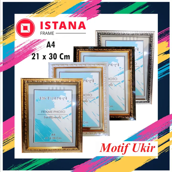 Bingkai Figura Foto Motif A X Cm Free Packing Styrofoam Cod Lazada Indonesia