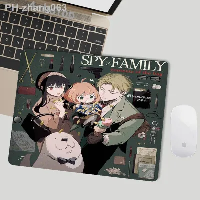18x22cm Mouse Pads Computer Pad Mousepad Cute Kawaii Gaming Accessories Carpet Gamer Spy X Family Anime Table Mat Desk Small