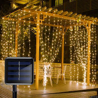 Solar Fairy String Light 3x13x23x3 Outdoor Garden Decoration Garland Waterproof 8Modes Copper Wire Light For Street Patio