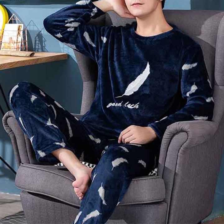 winter-long-sleeve-sleepwear-thick-warm-flannel-pajama-sets-for-men-coral-velvet-cute-cartoon-sleepwear-suit-pyjamas-homewear
