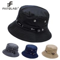 Summer Foldable Men Women Bucket Hat Summer Sunshade Sunscreen Fisherman Cap with Rope Outdoor Sports Travel Sun Hats Male gorra