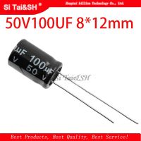 “:| 【50V100UF คุณภาพสูงจำนวน50ชิ้นขนาด8*12มม. 100UF 50V 8*12ตัวเก็บประจุแบบอิเล็กโทรไลติก