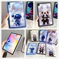 ฝาหลัง TPU รูปการ์ตูน AI น่ารักสำหรับ Samsuang กาแลคซี่แท๊ป A7 S6 Lite A8 S7 S8 S9 S7 + S8 + S7 FE 8.0 "8.7" 10.4 "10.5" 11.0 "12.4" SM-T295 T225 T500 X200 P610ฝาครอบกันกระแทก X710 X700 T875 T870 P613