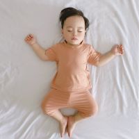 0-3T Newborn Kid Baby Boys Girls Clothes set Summer Short Sleeve Top and Pant suit Cute Sweet Sleepwear Homewear 2pcs Outfit  by Hs2023