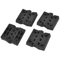 4 pieces Hinges for cabinet doors  made of plastic  reinforced  40 x 40 mm