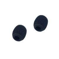 Canfon 2pcs Foam Windscreen Covers with Silicone Holder Compatible for Sanken COS-11D Lavalier Mic with diameter of 3.5-4.5mm