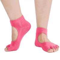 Honrane Women Anti-slip Breathable Elastic Short Exercise Socks for Yoga Pilates Ballet