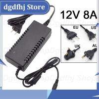 Dgdfhj Shop 12V 8A 8000Am Ac To Dc Power Adapter Supply Converter Charger Switch Led Transformer Charging   For Cctv Camera