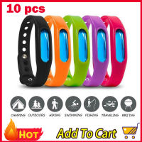 【High Quality+In Stock】10PCS Anti Mosquito Insect Bugs Repellent Wrist Band Bracelet Wristband