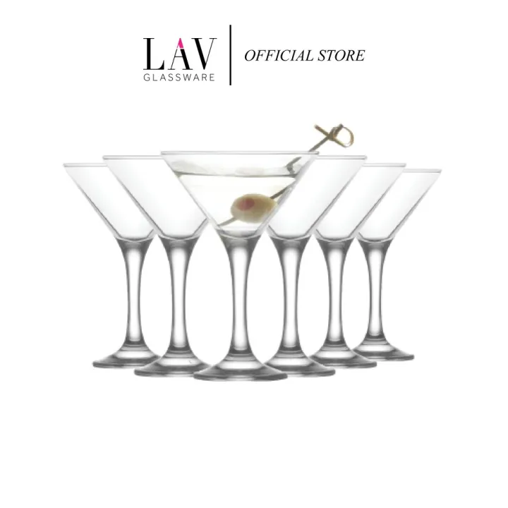 Lav Misket 6 Piece Martini Glass Stemware Set 6 Oz Table Pack Lazada Ph 1308