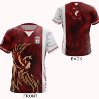 T-shirt Top Popular Liverpool Jersey 3D Printing Harajuku Style Mens T-shirt