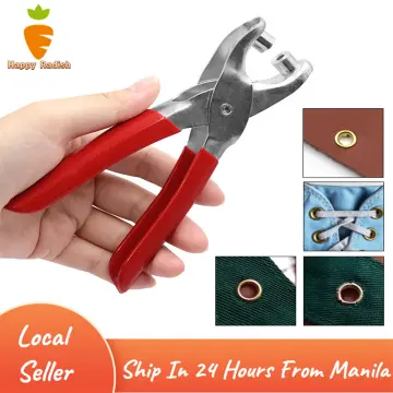 OEM Leather Belt Hole Punch Plier Setting Plier Tool+Grommet Rivets Eyelet Setting Plier Tool+100 Grommets