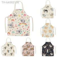 ✟ Kitchen Aprons for Women Linen Bibs Household Cleaning Apron Home Waterproof Chefs Cooking Baking Apron for Child