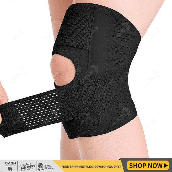 Bandage Knee Brace with Side Stabilizers Relieve Meniscal Tear Knee