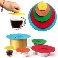 【cw】 1PCS Silicone Lids Fresh-keeping Anti-overflow Cover Microwave Oven Bowl Cup Covers Sealed