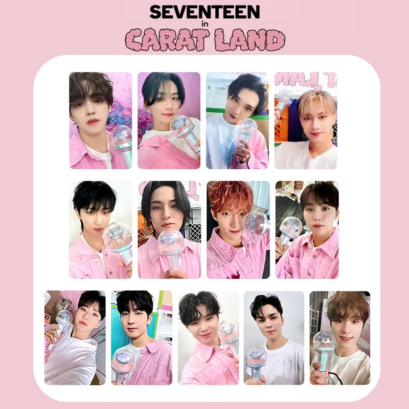 SEVENTEEN LightStick PhotoCards Seventeen in Carat Land PhotoCards